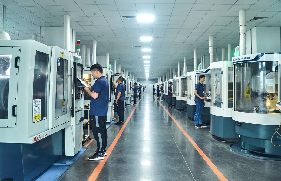 Suzhou Tuoertai Precision Technology Co., Ltd línea de producción del fabricante
